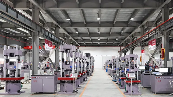 Цех производства сервогидравлических универсальных испытательных машин (УИМ)