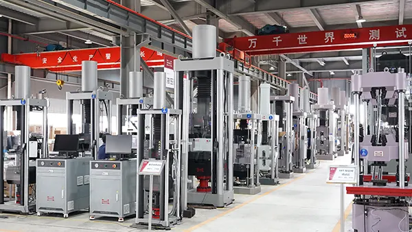 Цех производства сервогидравлических универсальных испытательных машин (УИМ)