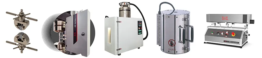 Аксессуары и запчасти для систем испытания материалов