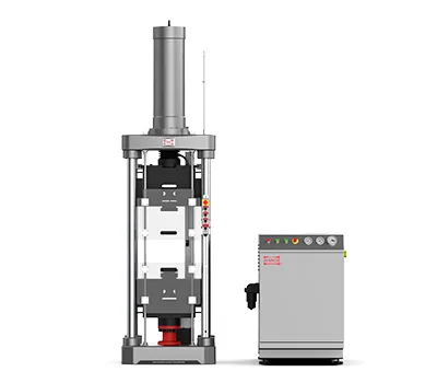 Однозонная сервогидравлическая универсальная испытательная машина с боковыми захватами